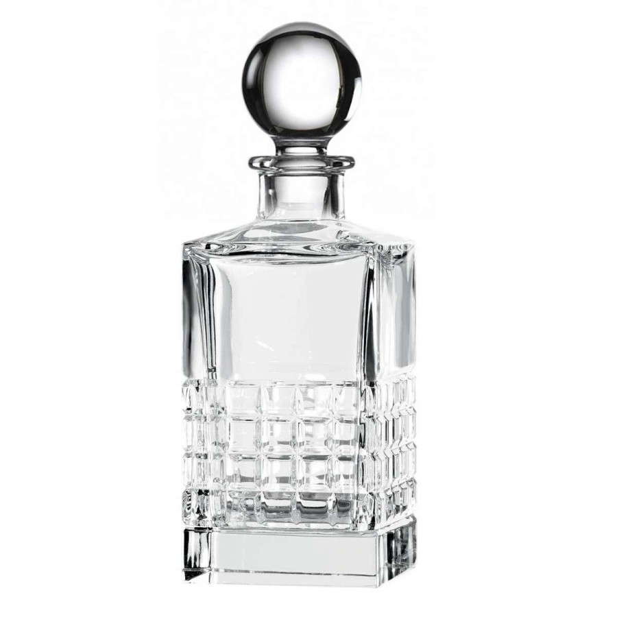 Barware * | Waterford Crystal Waterford London Square Crystal Decanter, Clear