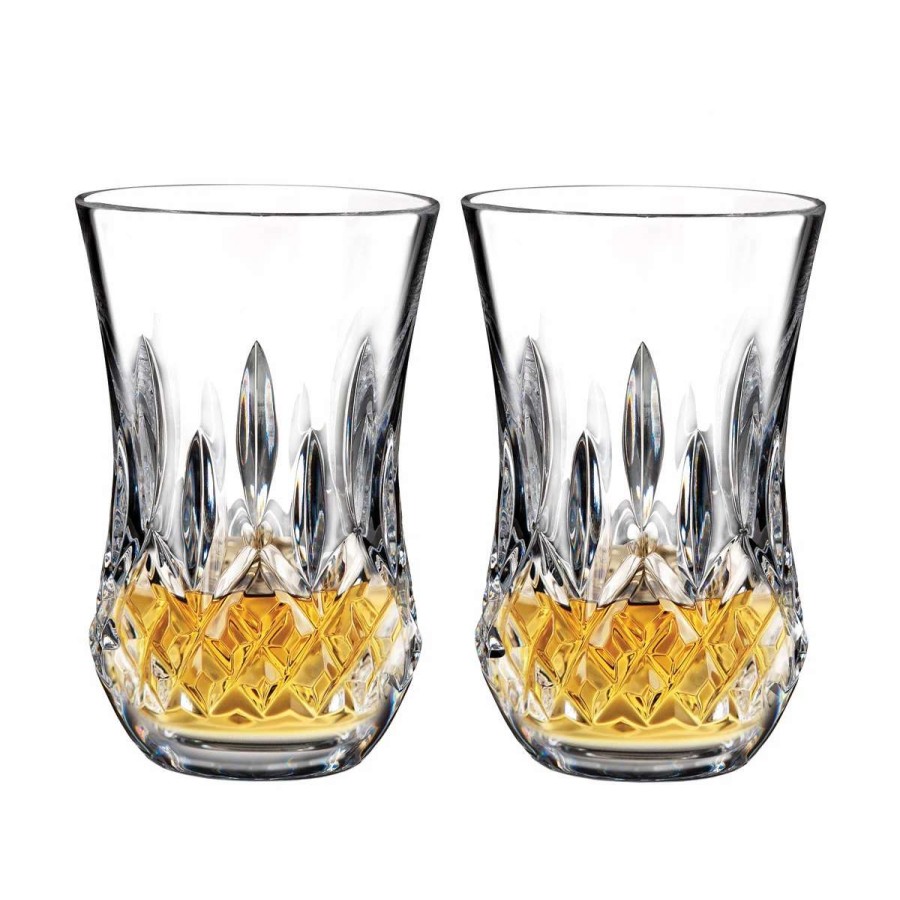 Barware * | Waterford Crystal Waterford Lismore Flared Sipping Whiskey Crystal Tumbler, Pair