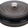 Dutch Ovens & Braisers * | Le Creuset 3.5 Qt. Signature Enameled Cast Iron Braiser With Stainless Steel Knob | Oyster Grey