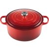 Dutch Ovens & Braisers * | Le Creuset 7.25 Qt. Round Signature Dutch Oven With Stainless Steel Knob | Cerise/Cherry Red