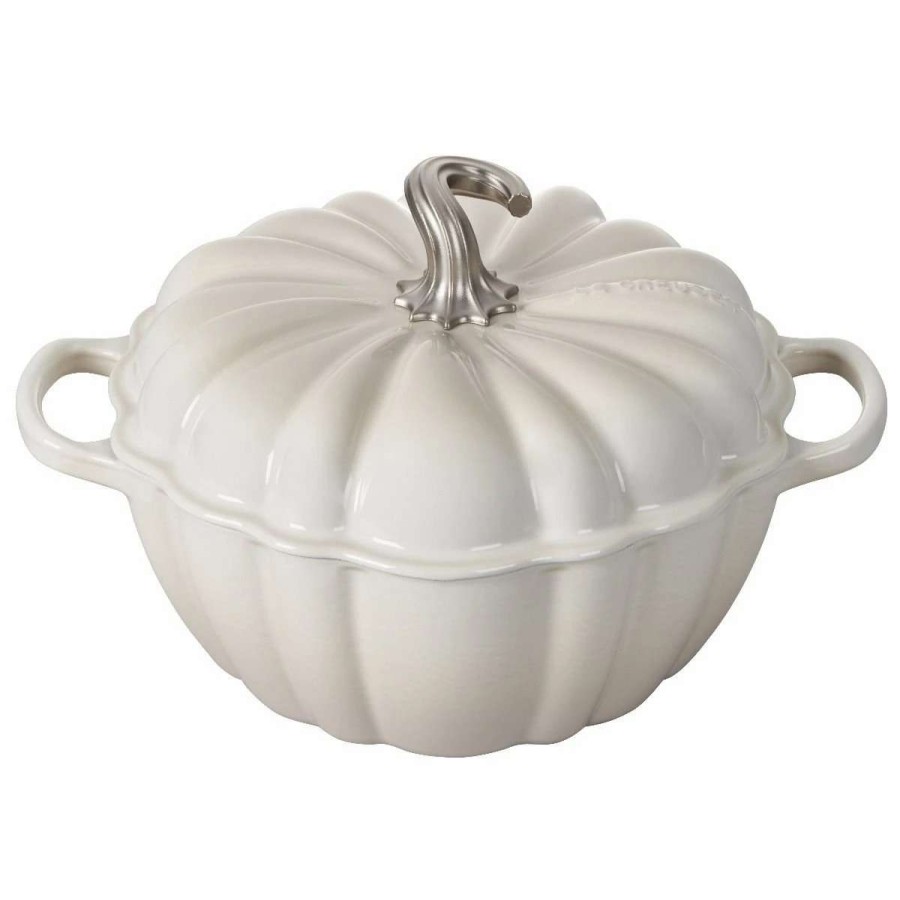 Dutch Ovens & Braisers * | Le Creuset 4 Qt. Pumpkin Cocotte | Meringue