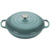 Dutch Ovens & Braisers * | Le Creuset 5 Qt. Signature Enameled Cast Iron Braiser With Stainless Steel Knob | Sea Salt