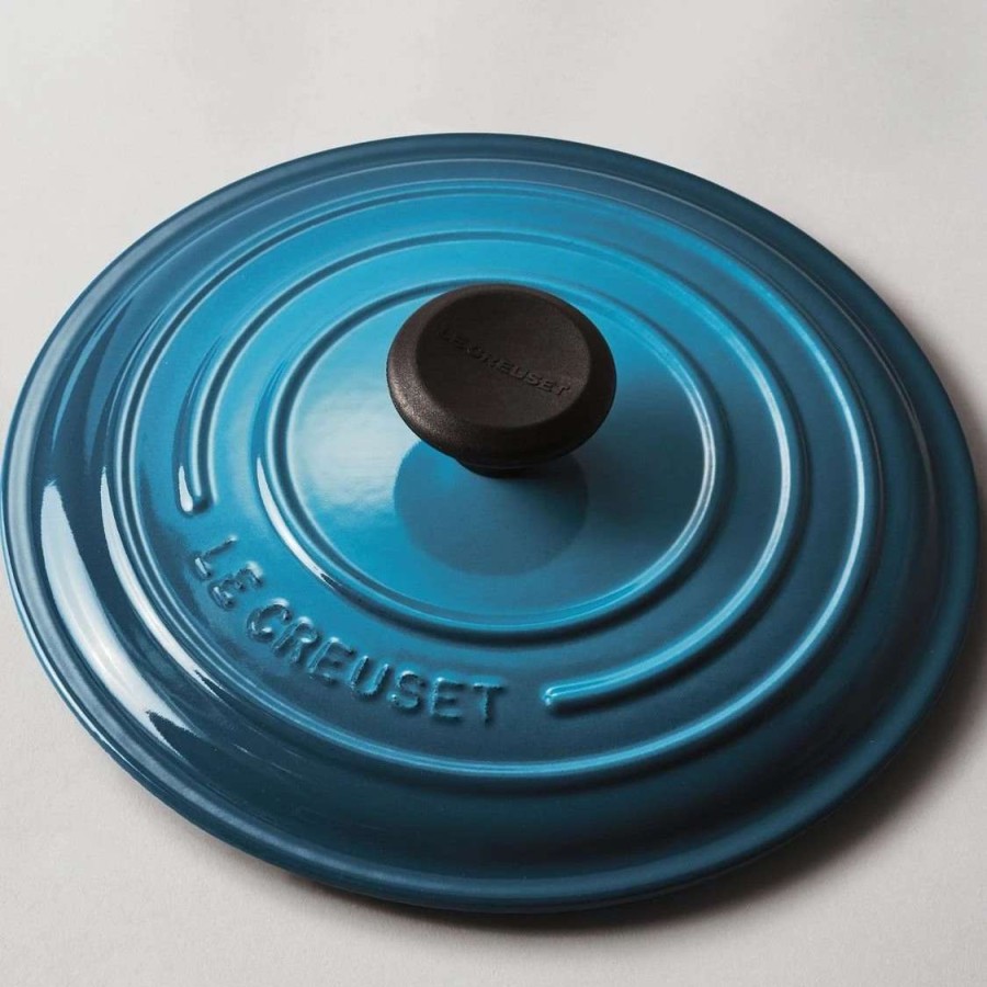 Dutch Ovens & Braisers * | Le Creuset 4.5 Qt. Round Signature Cast Iron Dutch Oven | Marseille Blue