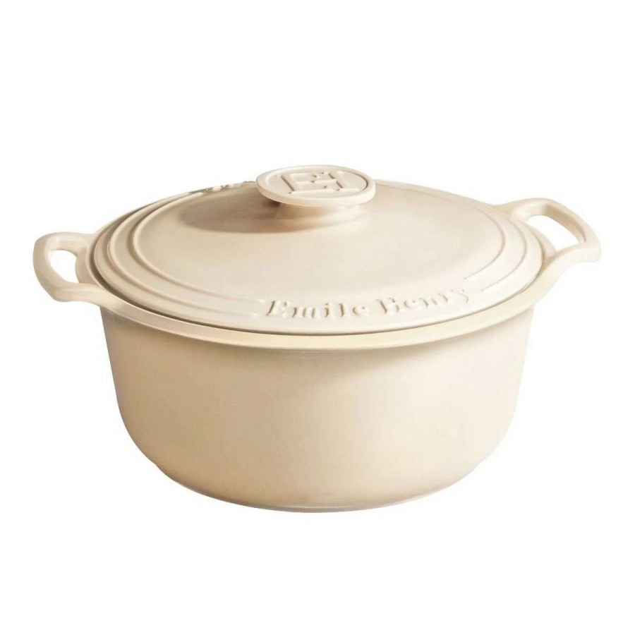 Dutch Ovens & Braisers * | Emile Henry 7.5-Quart Sublime Stewpot | Creme