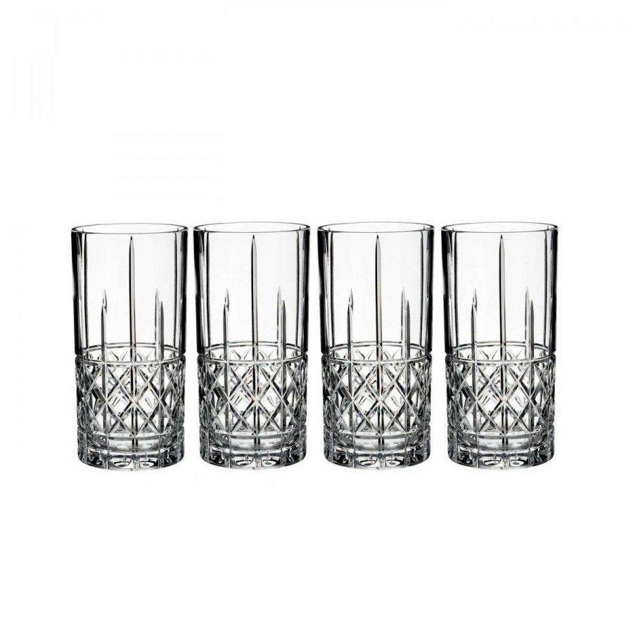 Barware * | Marquis By Waterford Crystal, Brady Crystal Hiball, Set Of Four