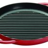 Grill Pans & Griddles * | Staub 10 Cast Iron Pure Grill Pan | Multiple Colors Available