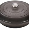 Dutch Ovens & Braisers * | Le Creuset 5 Qt. Signature Enameled Cast Iron Braiser With Stainless Steel Knob | Oyster Grey