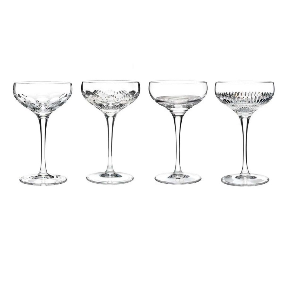 Barware * | Waterford Crystal Waterford Mixology Cocktail Coupe Glasses, Set Of Four