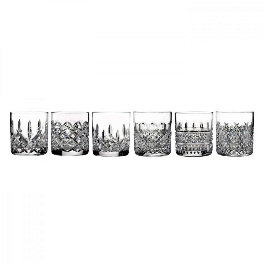 Barware * | Waterford Crystal Waterford Heritage Straight Sided Whiskey Tumblers, Set Of Six