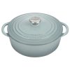 Dutch Ovens & Braisers * | Le Creuset 2.75 Qt. Shallow Round Dutch Oven | Sea Salt