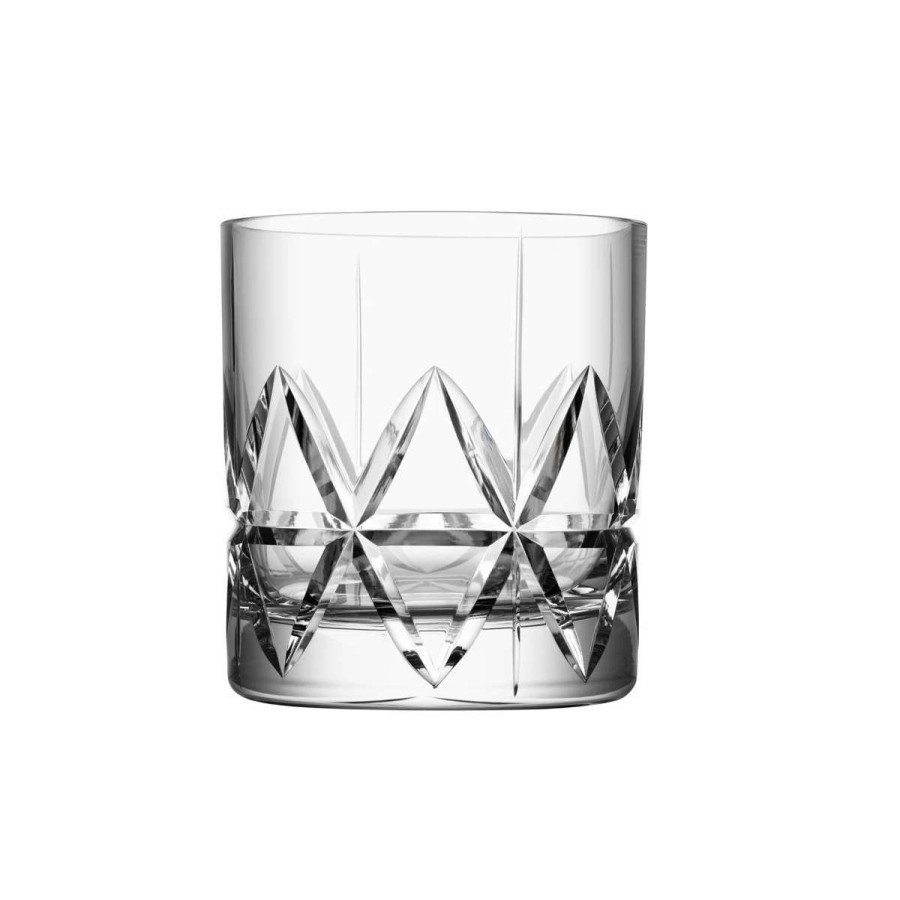 Barware * | Orrefors Kosta Boda Orrefors Crystal, Peak Crystal Dof Tumbler, Set Of Four