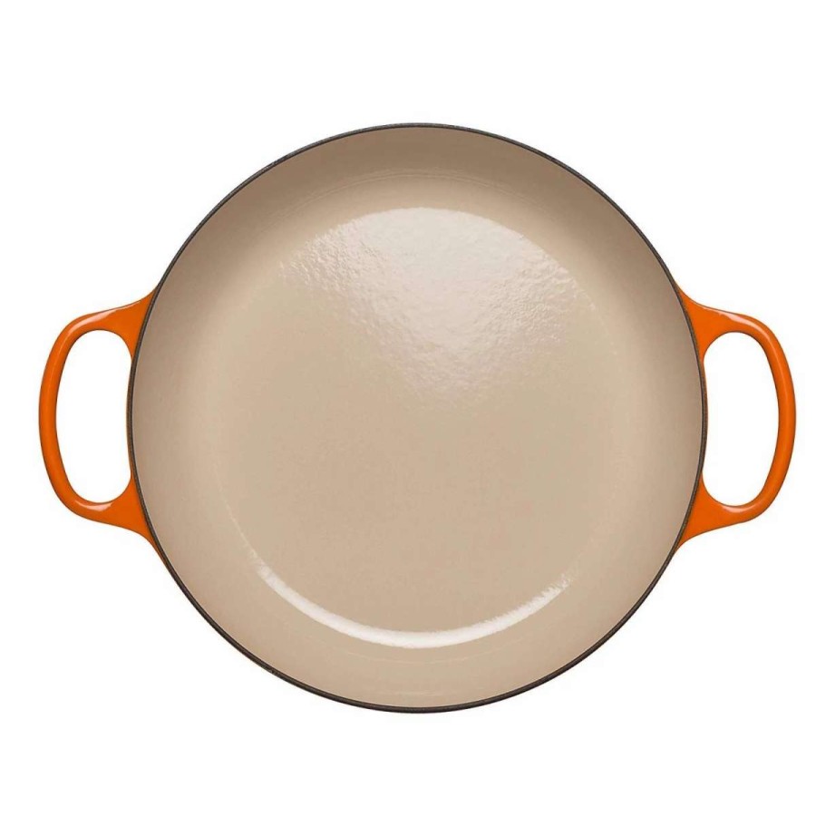 Dutch Ovens & Braisers * | Le Creuset 2.25 Qt. Signature Enameled Cast Iron Braiser With Stainless Steel Knob | Flame Orange