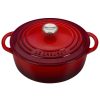 Dutch Ovens & Braisers * | Le Creuset 2.75 Qt. Shallow Round Dutch Oven | Cerise