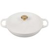 Dutch Ovens & Braisers * | Le Creuset 3.5Qt Signature Braiser Eiffel Tower Collection | White