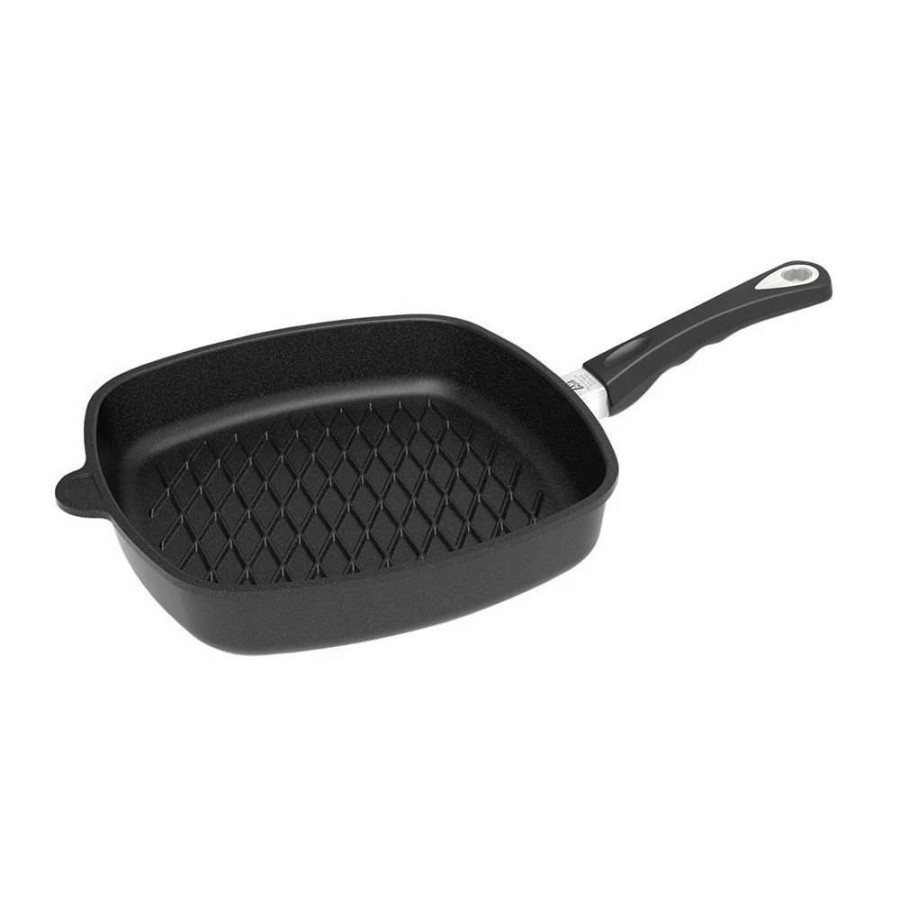 Grill Pans & Griddles * | Amt Cookware 11 Bbq Pattern Square Grill Pan