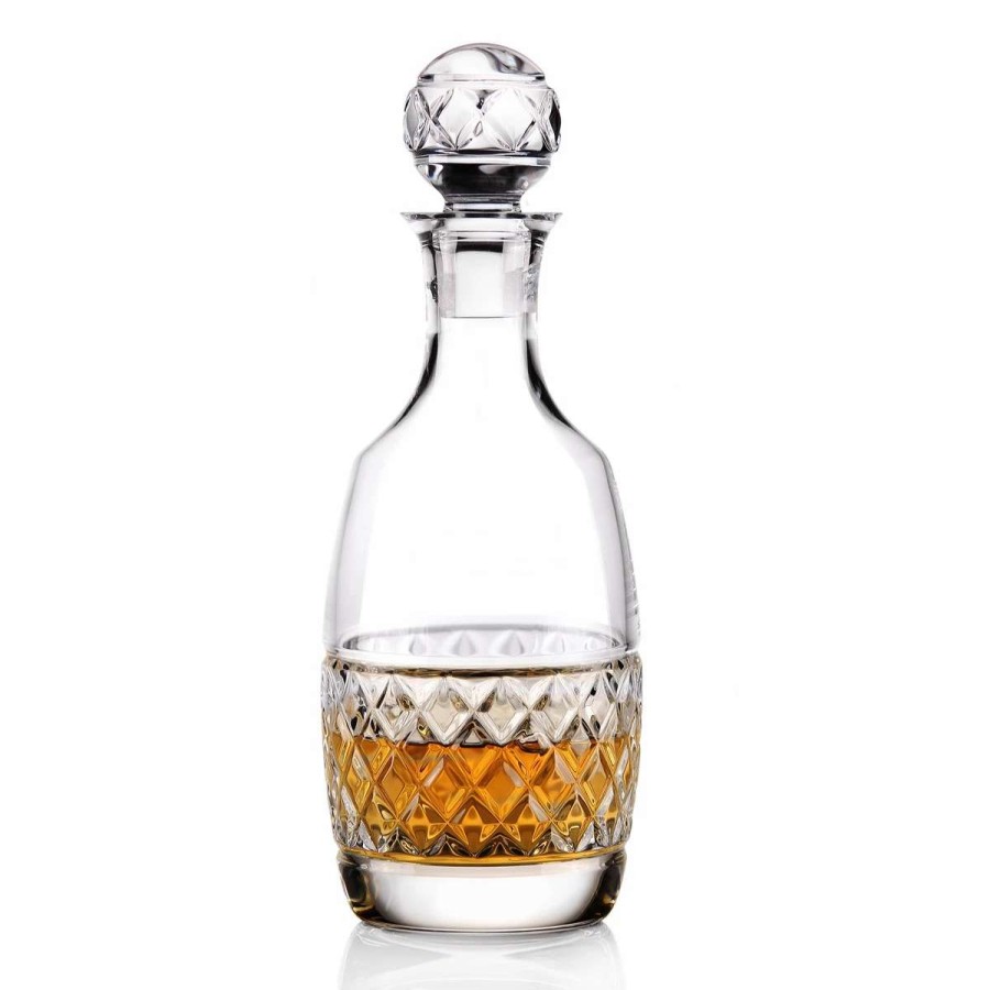 Barware * | Cashs Crystal Cashs Ireland Cooper Rounded Whiskey Decanter