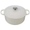 Dutch Ovens & Braisers * | Le Creuset 7.25 Qt. Round Signature Dutch Oven With Stainless Steel Knob | White