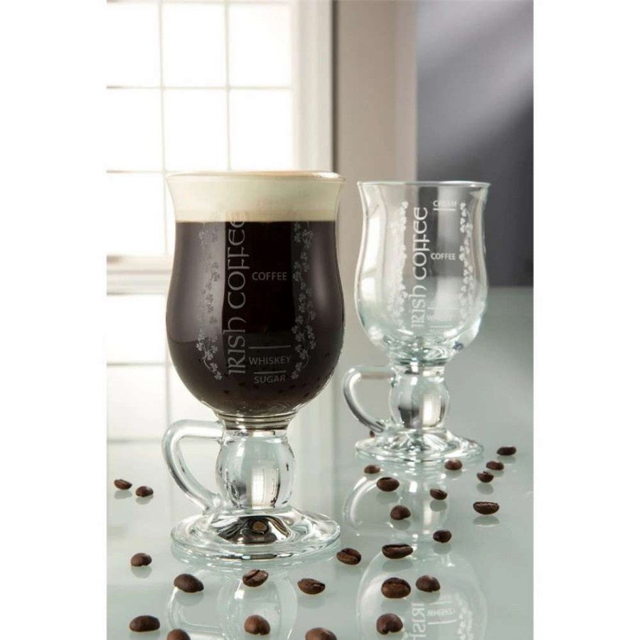 Barware * | Belleek Pottery Ltd Galway Irish Coffee Pair