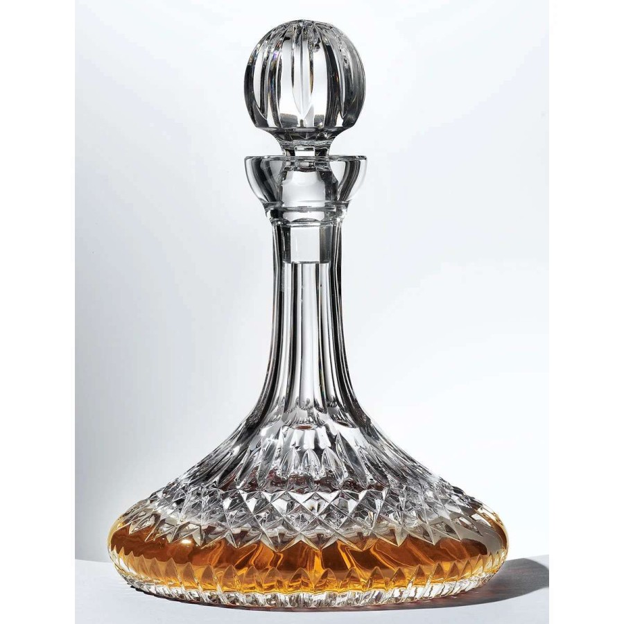 Barware * | Waterford Crystal Waterford Lismore Ships Decanter ...