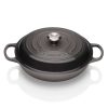 Dutch Ovens & Braisers * | Le Creuset 2.25 Qt. Signature Enameled Cast Iron Braiser With Stainless Steel Knob | Oyster Grey