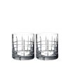 Barware * | Orrefors Kosta Boda Orrefors Crystal, Street Dof Tumbler, Pair