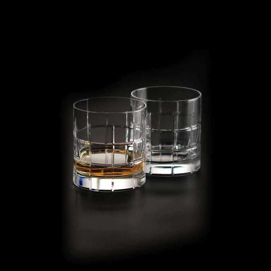 Barware * | Orrefors Kosta Boda Orrefors Crystal, Street Dof Tumbler, Pair