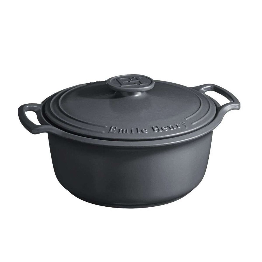 Dutch Ovens & Braisers * | Emile Henry 6-Quart Sublime Stewpot | Graphite