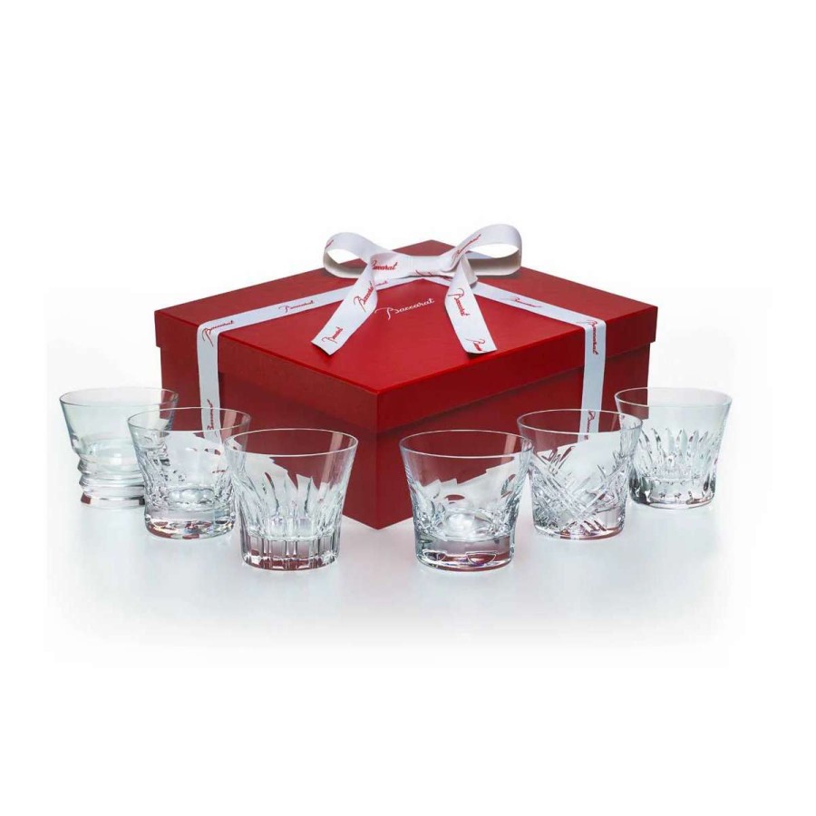 Barware * | Baccarat Crystal, Everyday Classic Assorted Dof Tumblers, Gift Boxed Set Of Six