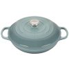 Dutch Ovens & Braisers * | Le Creuset 3.5 Qt. Signature Enameled Cast Iron Braiser With Stainless Steel Knob | Sea Salt