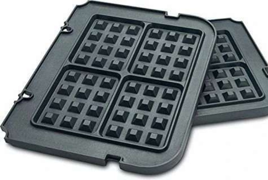 Grill Pans & Griddles * | Cuisinart Griddler Waffle Plates (Set Of 2)