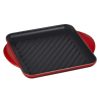 Grill Pans & Griddles * | Le Creuset 9.5 Square Signature Enameled Cast Iron Grill Pan | Cerise/Cherry Red