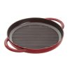 Grill Pans & Griddles * | Staub 10 Cast Iron Pure Grill Pan | Grenadine