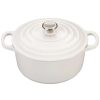 Dutch Ovens & Braisers * | Le Creuset 3.5 Qt. Round Signature Dutch Oven With Stainless Steel Knob | White