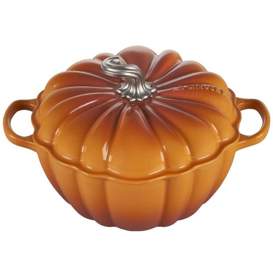 Dutch Ovens & Braisers * | Le Creuset 4 Qt. Pumpkin Cocotte | Persimmon