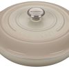 Dutch Ovens & Braisers * | Le Creuset 3.5 Qt. Signature Enameled Cast Iron Braiser With Stainless Steel Knob | Meringue White