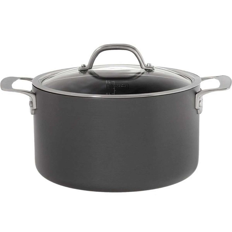 Dutch Ovens & Braisers * | Viking Hard Anodized Nonstick Dutch Oven | 6-Quart