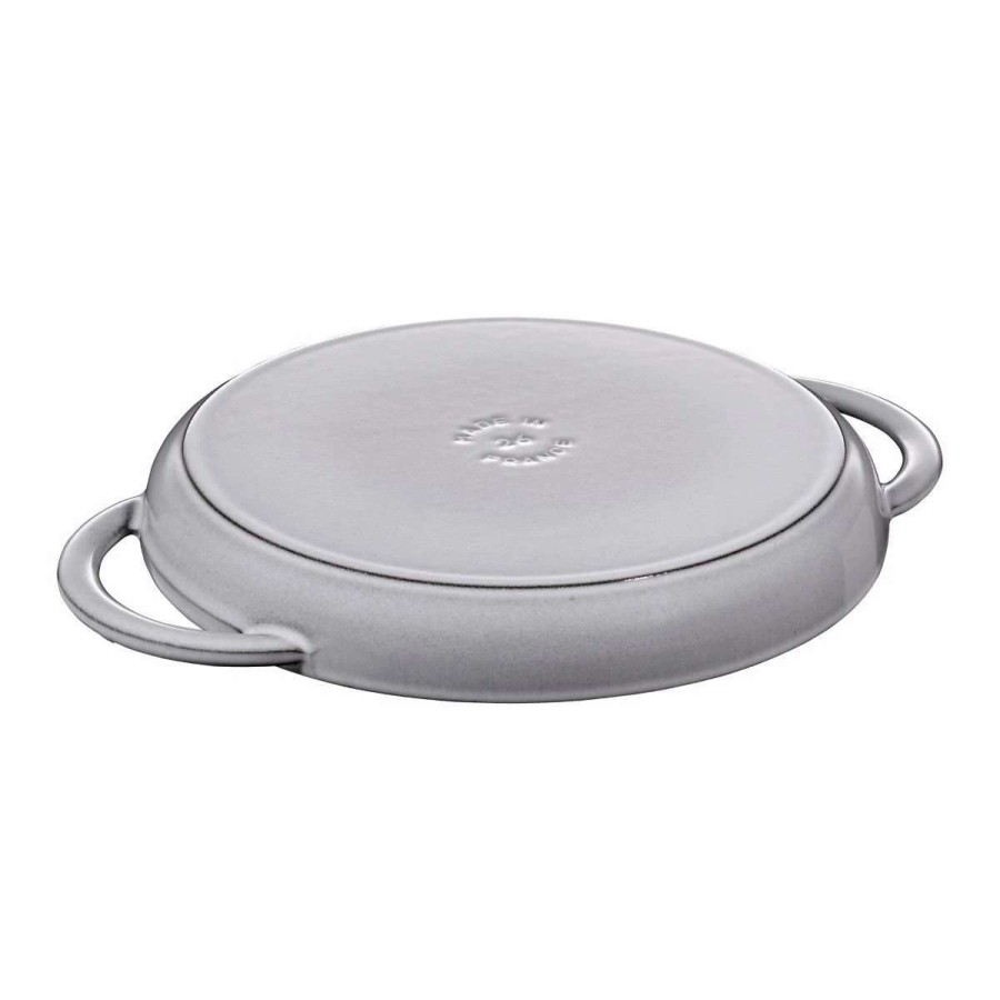 Grill Pans & Griddles * | Staub 10 Cast Iron Pure Grill Pan | Graphite Grey