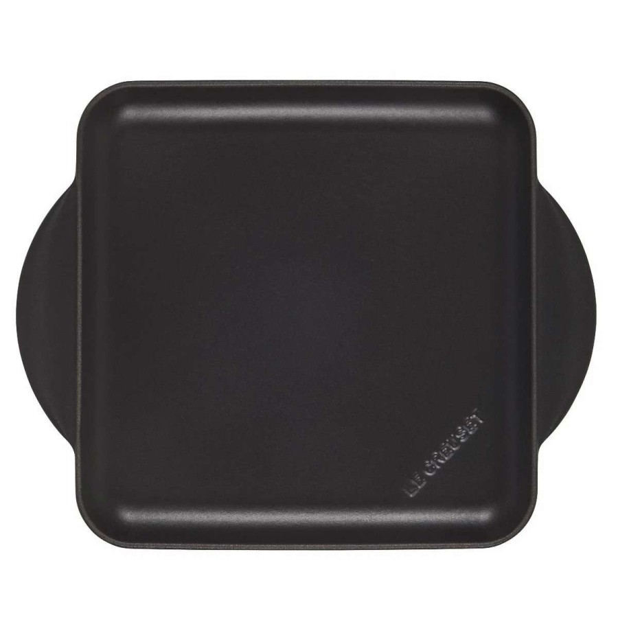 Grill Pans & Griddles * | Le Creuset 9.5 Square Signature Enameled Cast Iron Griddle Pan | Licorice