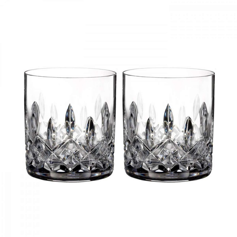 Barware * | Waterford Crystal, Lismore 5 Oz Straight Sided Whiskey Tumblers, Pair