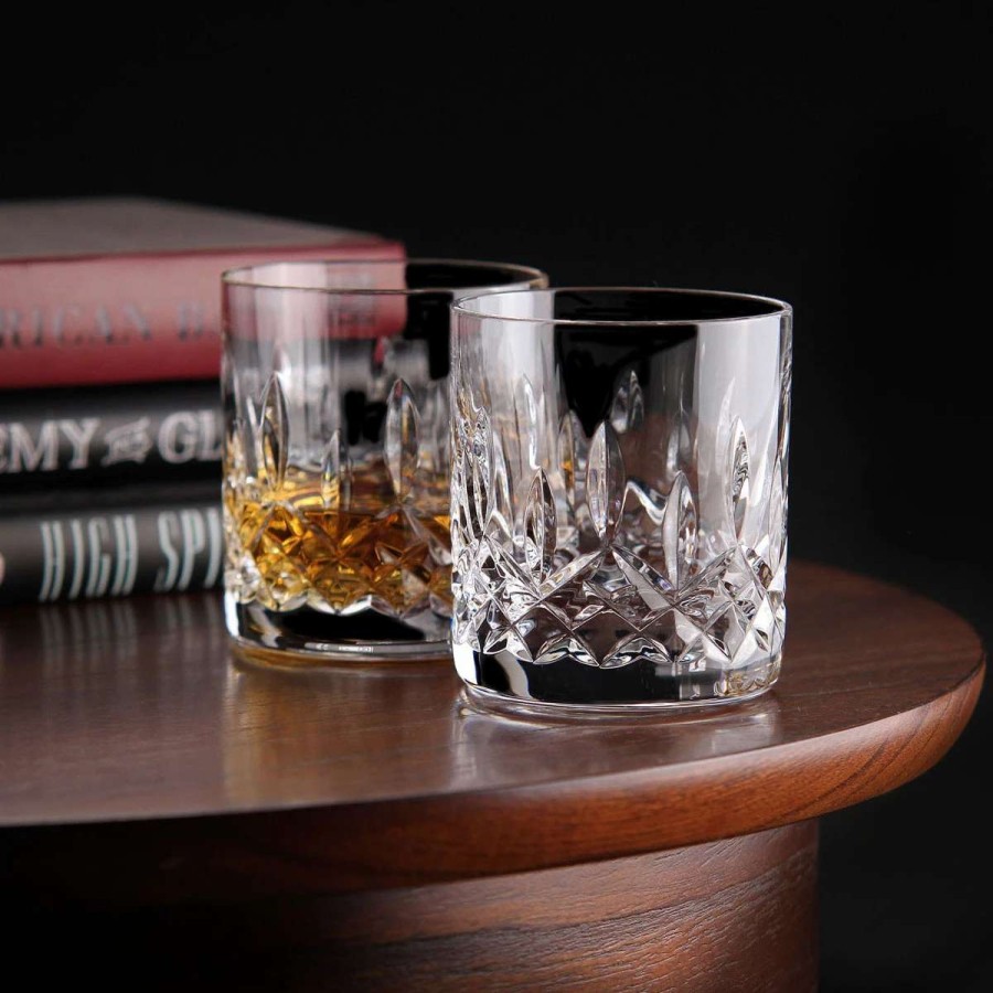 Barware * | Waterford Crystal, Lismore 5 Oz Straight Sided Whiskey Tumblers, Pair