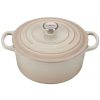 Dutch Ovens & Braisers * | Le Creuset 3.5 Qt. Round Signature Dutch Oven With Stainless Steel Knob | Meringue White