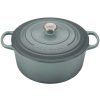 Dutch Ovens & Braisers * | Le Creuset 9 Qt. Round Signature Dutch Oven With Stainless Steel Knob | Sea Salt