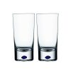 Barware * | Orrefors Kosta Boda Orrefors Crystal, Intermezzo Blue Tumbler, Pair