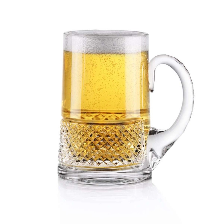 Barware * | Cashs Crystal Cashs Ireland, Cooper Tankard, Beer Mug, Single