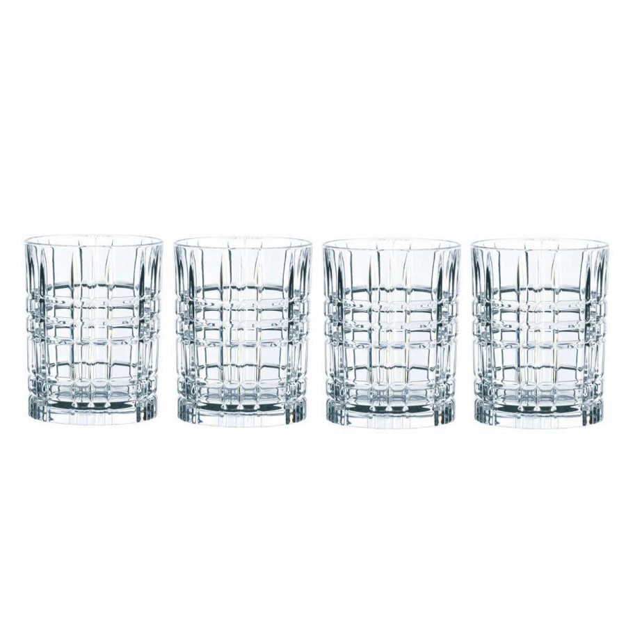 Barware * | Nachtmann Portmeirion Usa Nachtmann Square Tumbler, Set Of 4