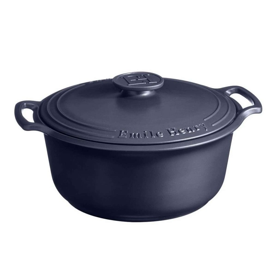 Dutch Ovens & Braisers * | Emile Henry 7.5-Quart Sublime Stewpot | Indigo