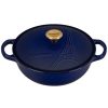 Dutch Ovens & Braisers * | Le Creuset 2.5Qt Signature Cocotte Eiffel Tower Collection | Indigo Blue