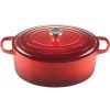 Dutch Ovens & Braisers * | Le Creuset 9.5 Qt. Oval Signature Dutch Oven With Stainless Steel Knob | Cerise/Cherry Red