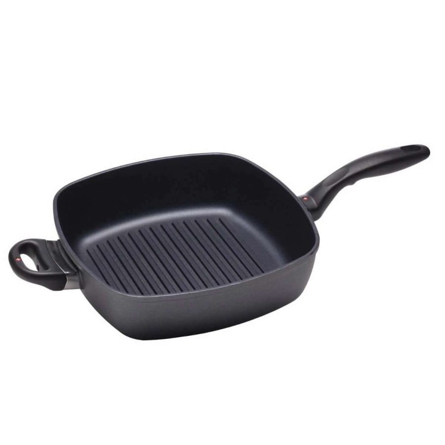 Grill Pans & Griddles * | Swiss Diamond | Hd Deep Square Grill Pan 11 X 11