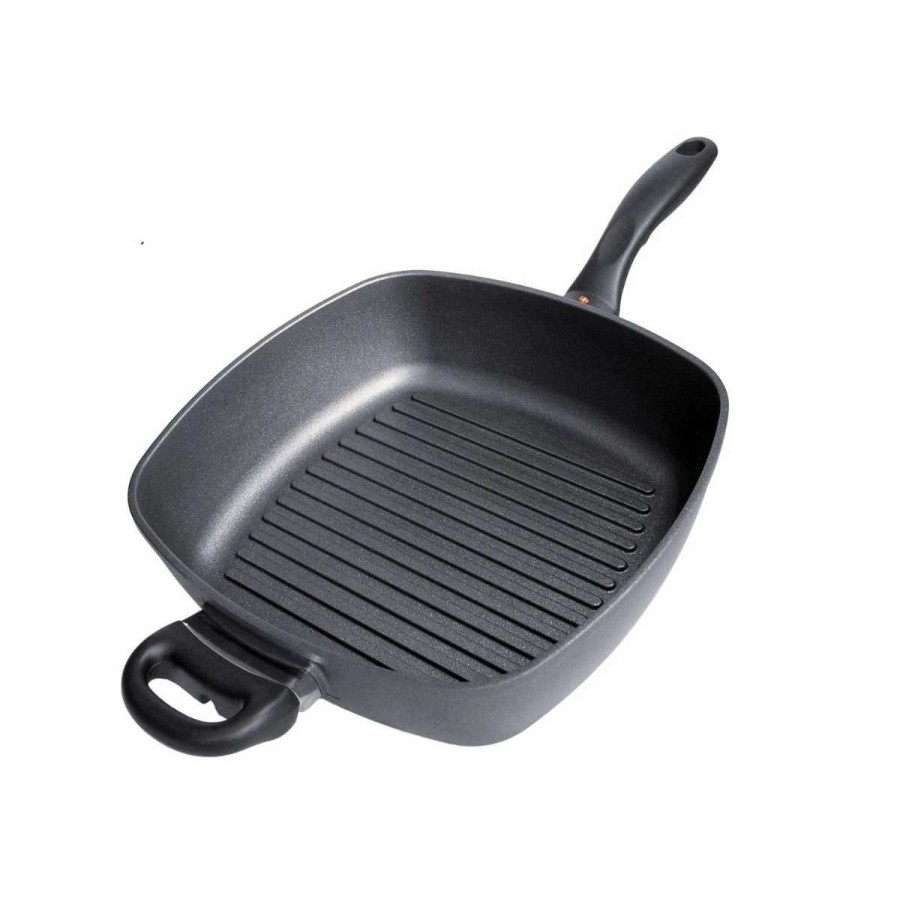 Grill Pans & Griddles * | Swiss Diamond | Hd Deep Square Grill Pan 11 X 11